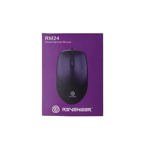 REVENGER RM24 Wired Optical Mouse (Black)-gallery-1