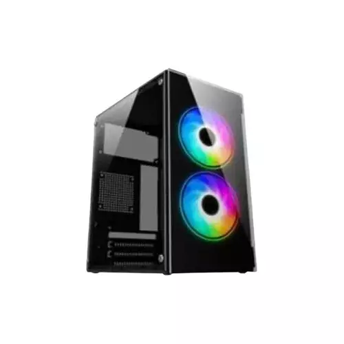 PC Power Pulse Fire X2 M-atx Mid Tower Computer Case With 200w Power Supply-gallery-3