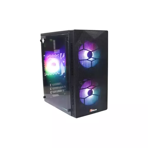 PC Power Shattered Web Mesh PP-X2603 Micro-ATX Computer Case