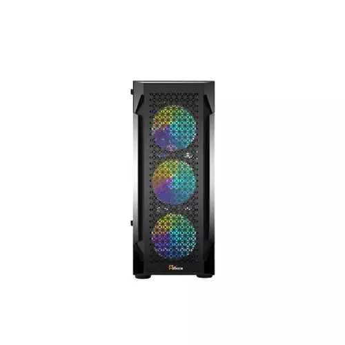 PC Power PP-GS2401-BK Flow Dark Lite Mesh Desktop Case