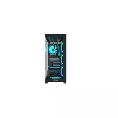 PC Power ICE TOWER ELITE PP-GS500 BK ATX Desktop Gaming Case-gallery-3