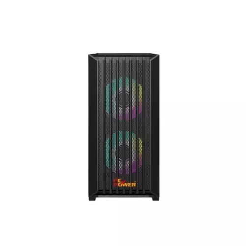 Pc Power Dark Breeze Mesh M-ATX Gaming Case With 230W PSU (Black)-gallery-2