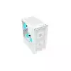 Pc Power Dark Flow Mesh X2 Mid Tower M-ATX Gaming Case With 230W PSU (White)-gallery-1