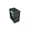 Pc Power Dark Flow Mesh X2 Mid Tower M-ATX Gaming Case (Black)-gallery-1