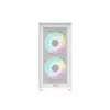 Pc Power Dark Flow Mesh X2 Mid Tower M-ATX Gaming Case (White)-gallery-1