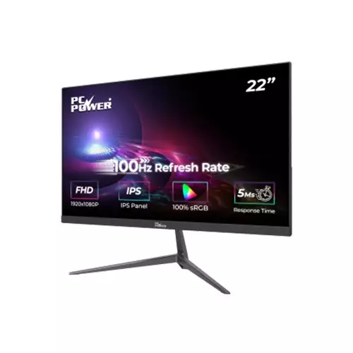 PC Power PCGM-King22 21.45-Inch IPS FHD 100Hz ELED Borderless Monitor-gallery-1