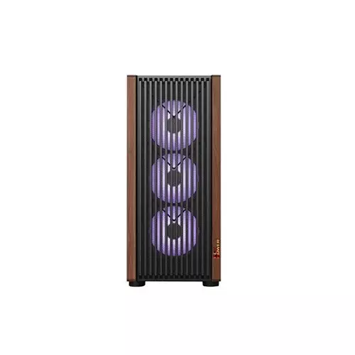 PC POWER PP-GS680 4 Fans Wood Mash Gaming Casing-gallery-1
