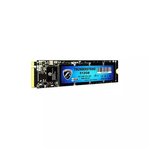 Pc Power Thunderstriker 512GB PCIe Gen3x4 NVMe M.2 Internal SSD-gallery-1