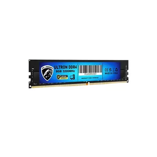 Pc Power Ultron 8GB DDR4 3200MHz CL22 Desktop RAM-gallery-1