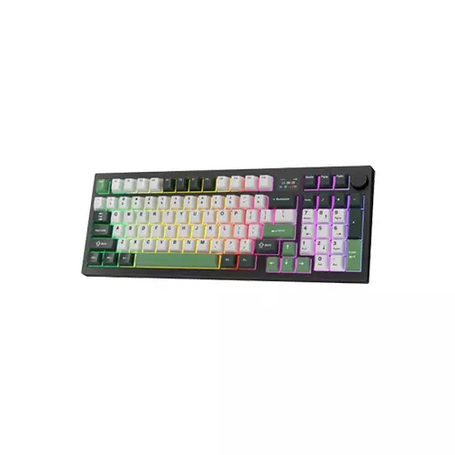 Tecware Spectre 96 Gasket Mounted Mechanical Keyboard with LCD Display (Frosty Forest)-gallery-3