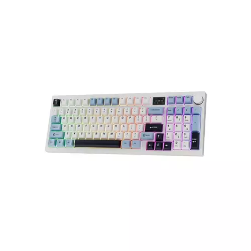 Tecware Spectre 96 Gasket Mounted Mechanical Keyboard with LCD Display (White Sapphire)-gallery-3