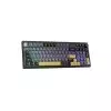 Tecware Tri-Tone PBT Keycaps 96 Keys Mechanical Keyboard - Ocean Gold-gallery-3