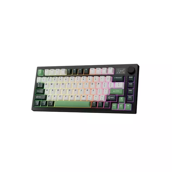 Tecware Tri-Tone PBT Keycaps 81 Keys Mechanical Keyboard - Frosty Forest-gallery-3