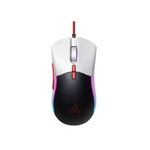 EKSA EM200 RGB Wired Gaming Mouse (Black-White)-gallery-1