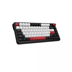 Ajazz AK820 MAX Plus Tri-Mode Mute Switch Mechanical Keyboard with Display (Black Shark Red)-gallery-2