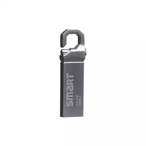 Smart Lock Head 64GB Metal Body USB 3.2 Silver Pen Drive