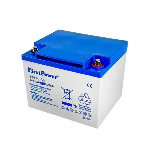 FirstPower 12V 40Ah Tubular Gel Battery-gallery-1