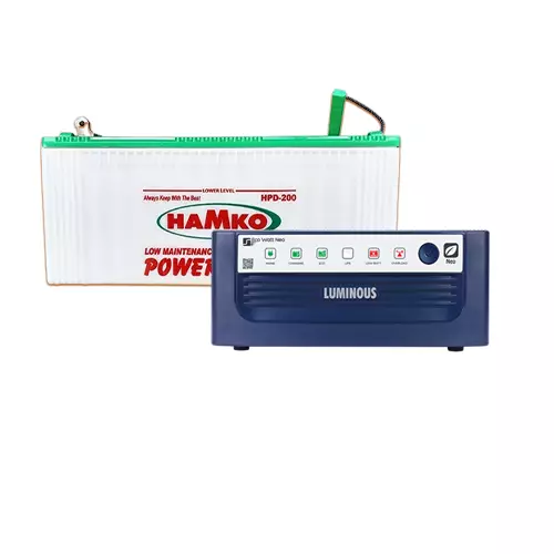 LUMINOUS HOME UPS 900VA SHAKTI CHARGE+ 1150 IPS WITH 200 AH BATTERY