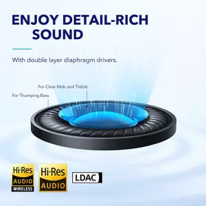 Anker Soundcore Space Q45 Noise Cancelling Bluetooth Headphones-gallery-3
