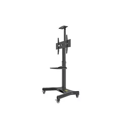 Kaloc KLC-161/B 32-55 Inch Black Adjustable Mobile TV Trolley For IFP-gallery-2