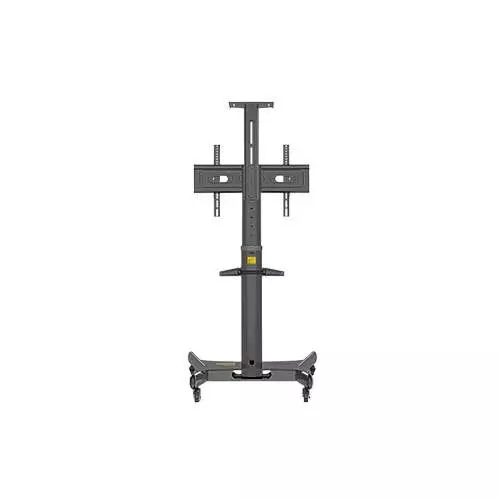 Kaloc KLC-161/B 32-55 Inch Black Adjustable Mobile TV Trolley For IFP-gallery-3