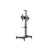 Kaloc KLC-161/B 32-55 Inch Black Adjustable Mobile TV Trolley For IFP-gallery-1