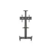 Kaloc KLC-161/B 32-55 Inch Black Adjustable Mobile TV Trolley For IFP-gallery-3