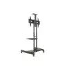 Kaloc KLC-150/B 32-75 Inch Black Adjustable Mobile TV Trolley For IFP-gallery-2