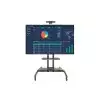 Kaloc KLC-150/B 32-75 Inch Black Adjustable Mobile TV Trolley For IFP-gallery-4