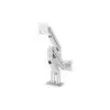 KALOC KLC-DS160-2/S 22-32 Inch Dual Arm Two Screen Monitor Silver Mount Stand-gallery-1