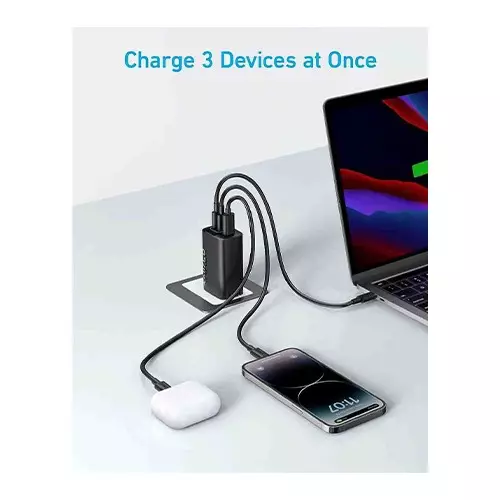 Anker 336 67W Three Port PD Adapter (Black)-gallery-1