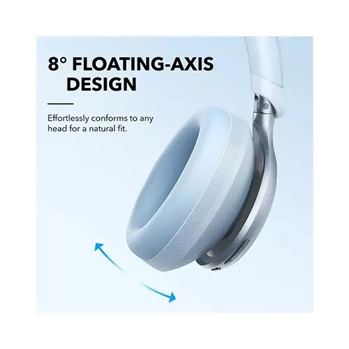 Anker Soundcore Space One Wireless Over-Ear Bluetooth Headset (Blue)-gallery-2