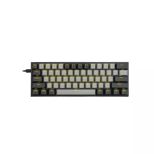 E-YOOSO Z11 WIRED SINGLE BACKLIT 61 KEYS MECHANICAL GAMING KEYBOARD (BLUE SWITCH)-gallery-1