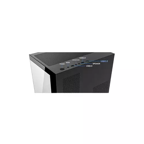 Power Train G777 Mid Tower ATX Gaming Desktop Case (Black)-gallery-4