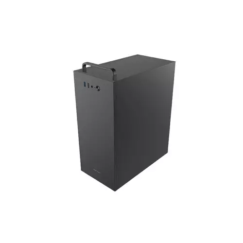 Power Train PT-M477 Mid-Tower ATX Desktop Case with 200W Power Supply (Black)-gallery-1