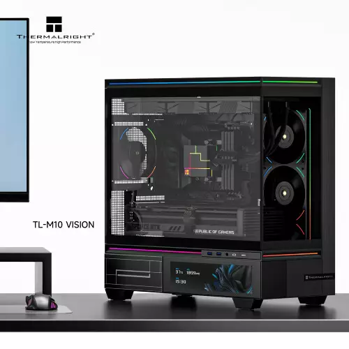 Thermalright M10 Vision Desktop Case with 6.9" LCD Display-gallery-1