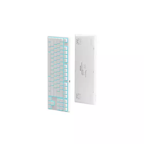 MONKA A87 TKL RGB HOTSWAPPABLE MECHANICAL KEYBOARD SEA SALT-gallery-1