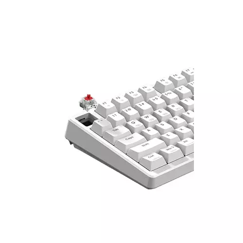 MONKA 3098 PRO V2 Tri Mode RGB Hot swappable Mechanical Keyboard (White Orange)-gallery-2