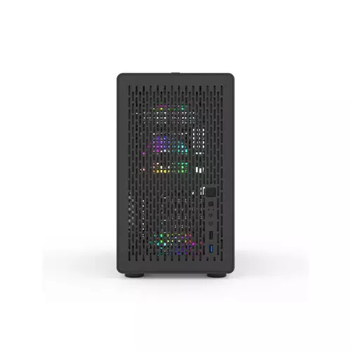 T-Wolf XPLENDER X5 BH ARGB MINI-ITX Portable Casing (Black)-1