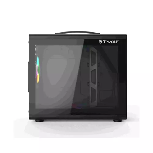 T-Wolf XPLENDER X5 BH ARGB MINI-ITX Portable Casing (Black)-2