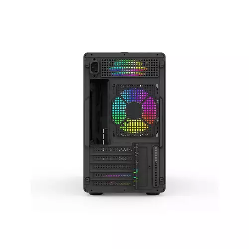 T-Wolf XPLENDER X5 BH ARGB MINI-ITX Portable Casing (Black)-4