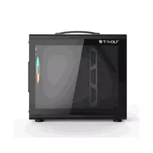 T-Wolf XPLENDER X5 BH ARGB MINI-ITX Portable Casing (Black)-2
