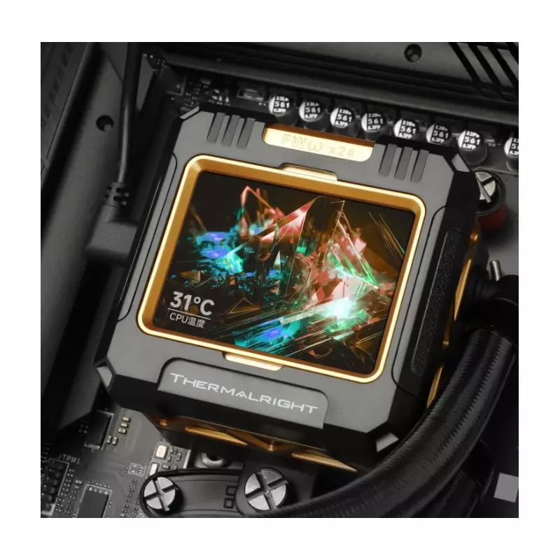 Thermalright Frozen Warframe 360 ARGB CPU Liquid Cooler Black-gallery-3