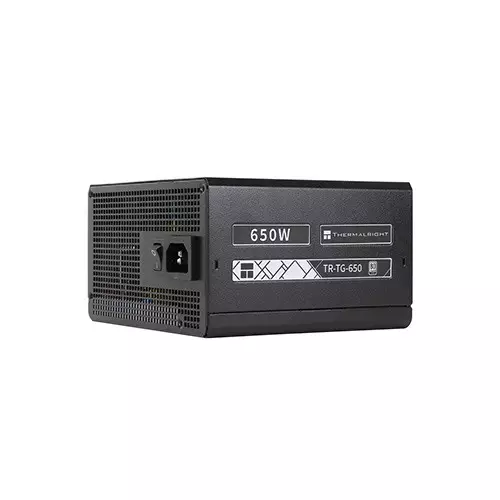 THERMALRIGHT TG-650S 80 Plus Efficiency 650W Gold Power Supply (Black)-gallery-1