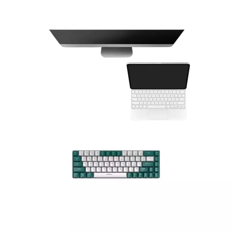 Ziyoulang FreeWolf T8 Wired Mechanical Gaming Keyboard Blue Switch (Aqua Green)-gallery-2