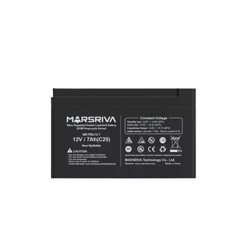MARSRIVA 12V 7AH ALARM BATTERY UPS-gallery-2
