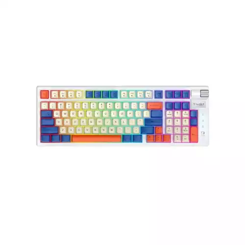 T-Wolf T70 RGB Tri Mode Hotswappble Mechanical Keyboard