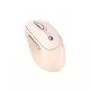 T-WOLF Q7 Rechargeable 2400 DPI Dual Mode Wireless Mouse MILK TEA-gallery-1