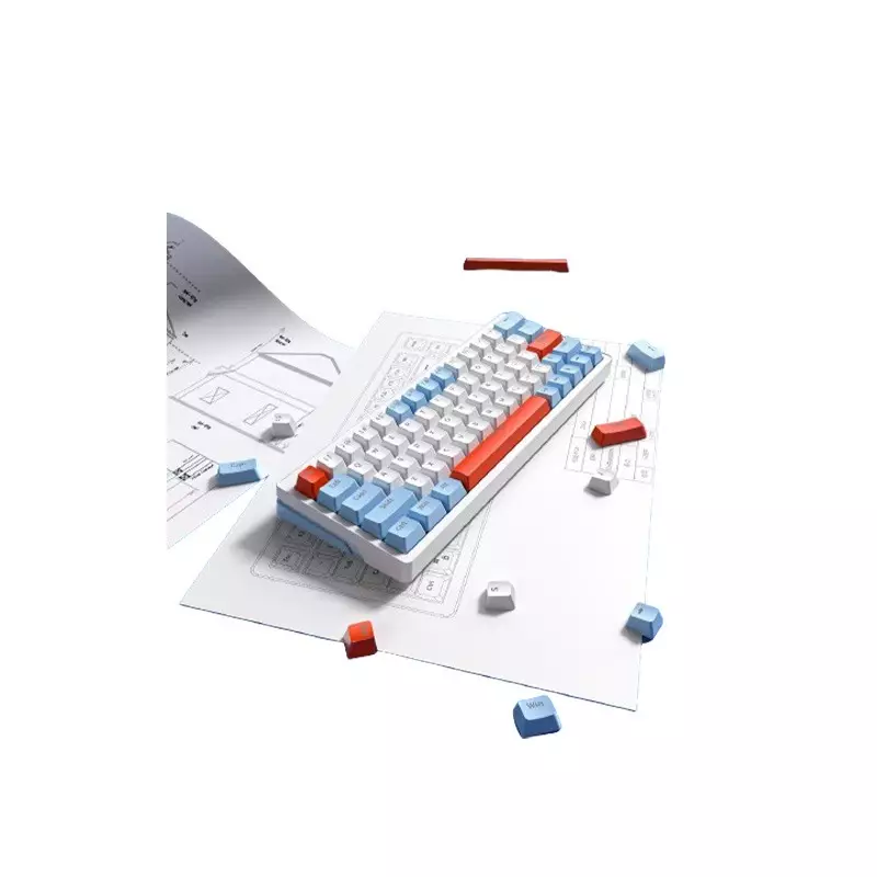 ZIFRIEND ZA63 PRO WIRELESS RGB MECHANICAL KEYBOARD WHITE-gallery-3
