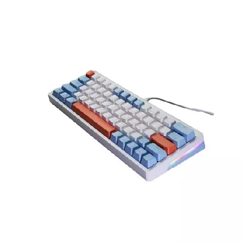 Zifriend ZA63 Hot-Swappable RGB Mechanical Keyboard (Yellow Switch)-gallery-1